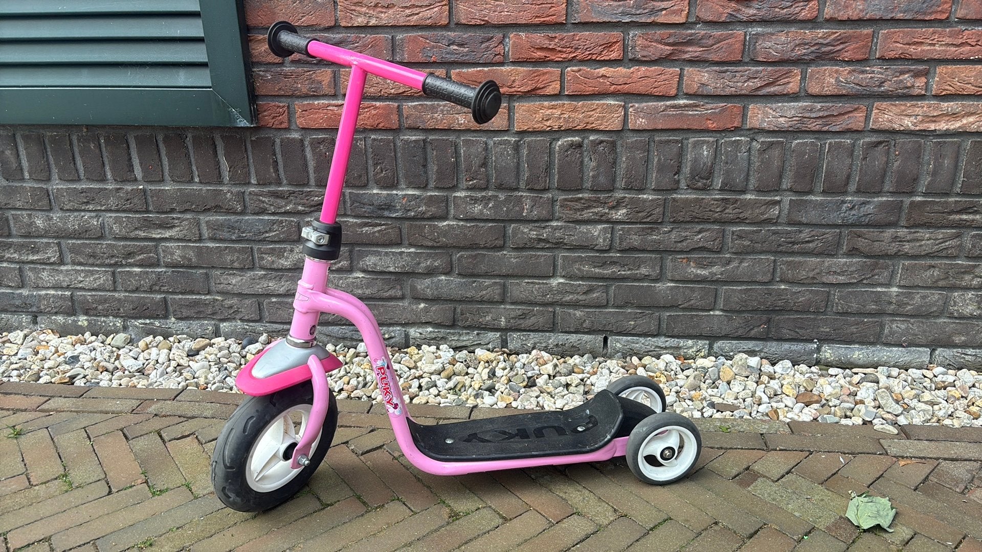 Roze Puky step voor kinderen, Ophalen, Gebruikt, Gewone step