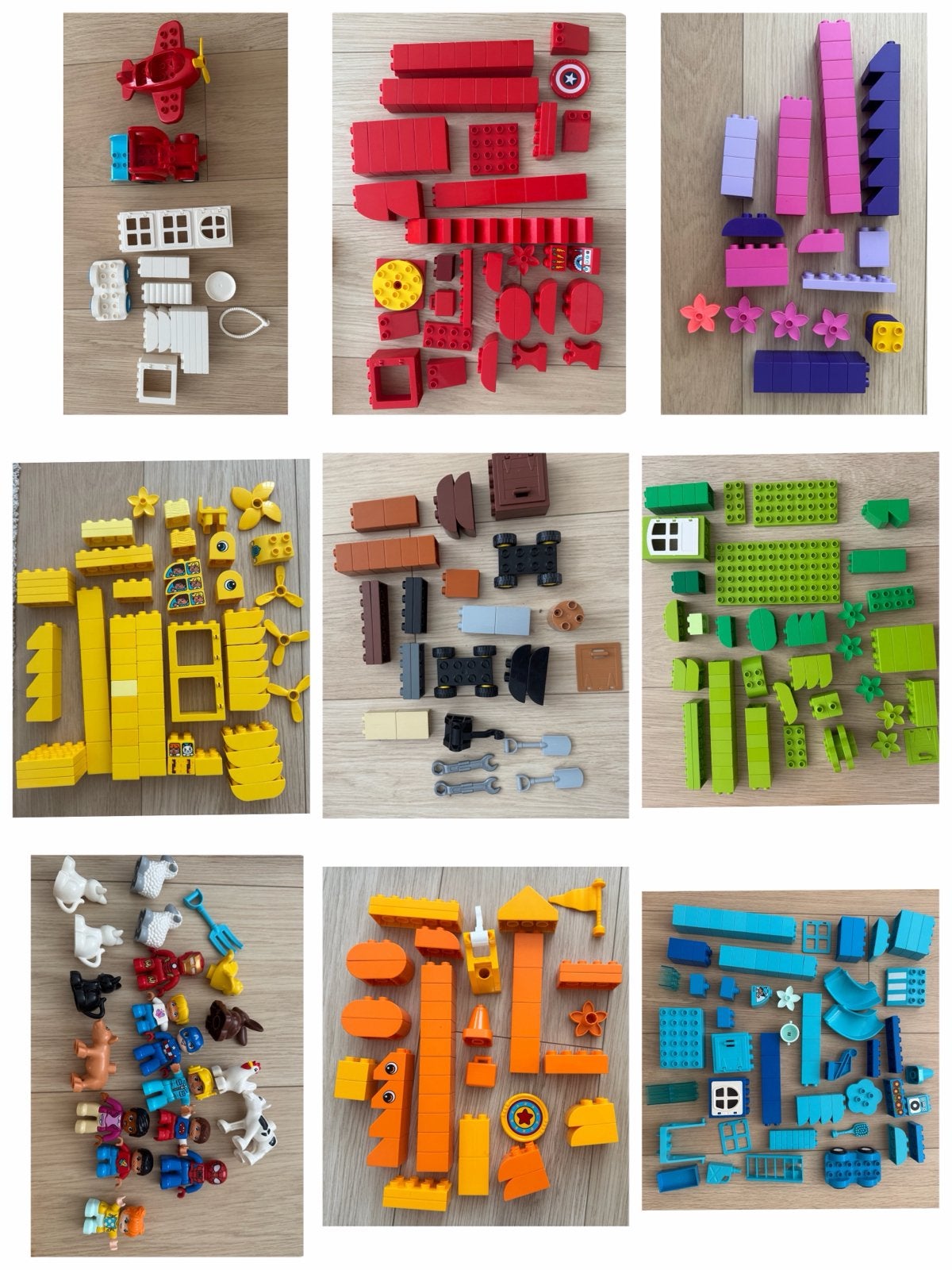 Grote collectie LEGO Duplo blokken en figuren, Ophalen, Gebruikt, Overige merken