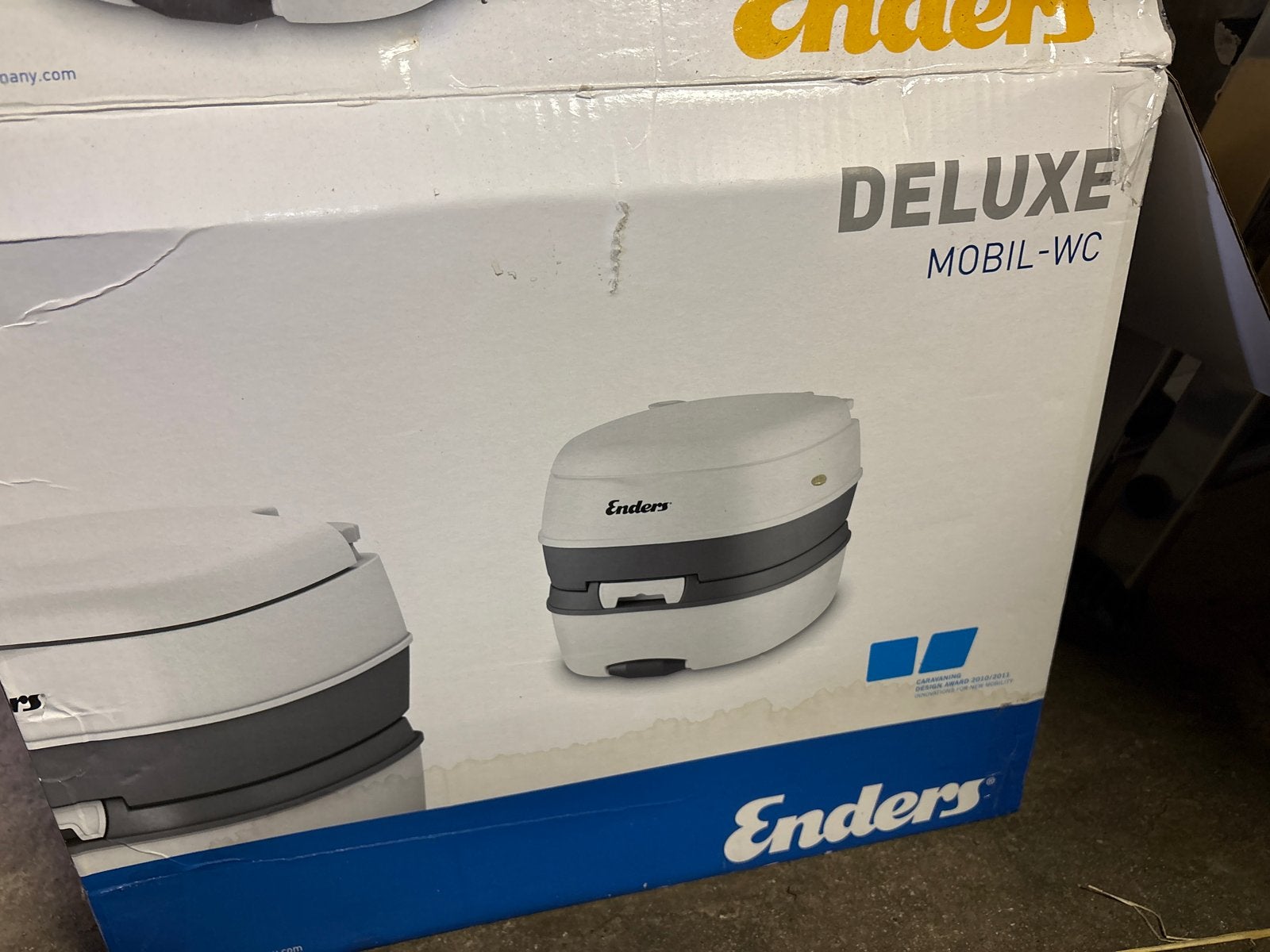 Enders Deluxe Mobiel WC - Draagbaar Toilet, Caravans en Kamperen, Ophalen, Zo goed als nieuw