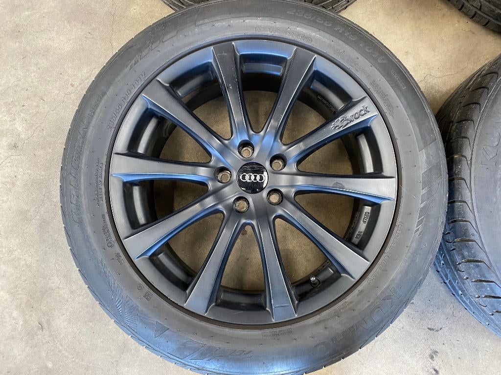19 inch Brock sport velgen + zomerbanden Audi Q5, 19 inch, Gebruikt, Banden en Velgen, Ophalen of Verzenden