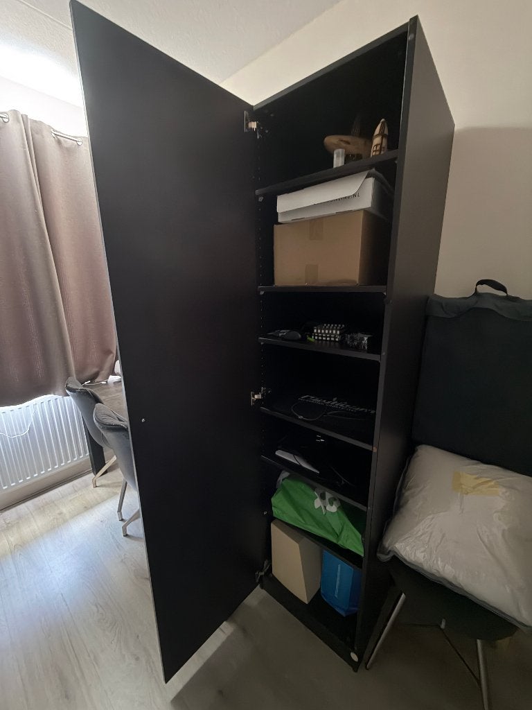 Kledingkast, Huis en Inrichting, Kasten | Kledingkasten, Ophalen, Gebruikt, 100 tot 150 cm, 150 tot 200 cm
