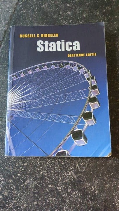 Statica - Russell C. Hibbeler (Dertiende Editie), Boeken, Gelezen, Ophalen of Verzenden, MBO, Russell C. Hibbeler