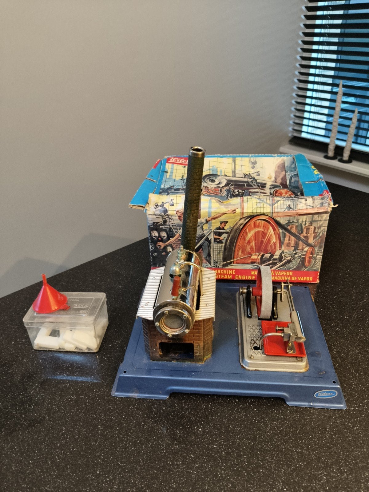 Wilesco stoom machine D8, Ophalen, Gebruikt, Groter dan 1:32