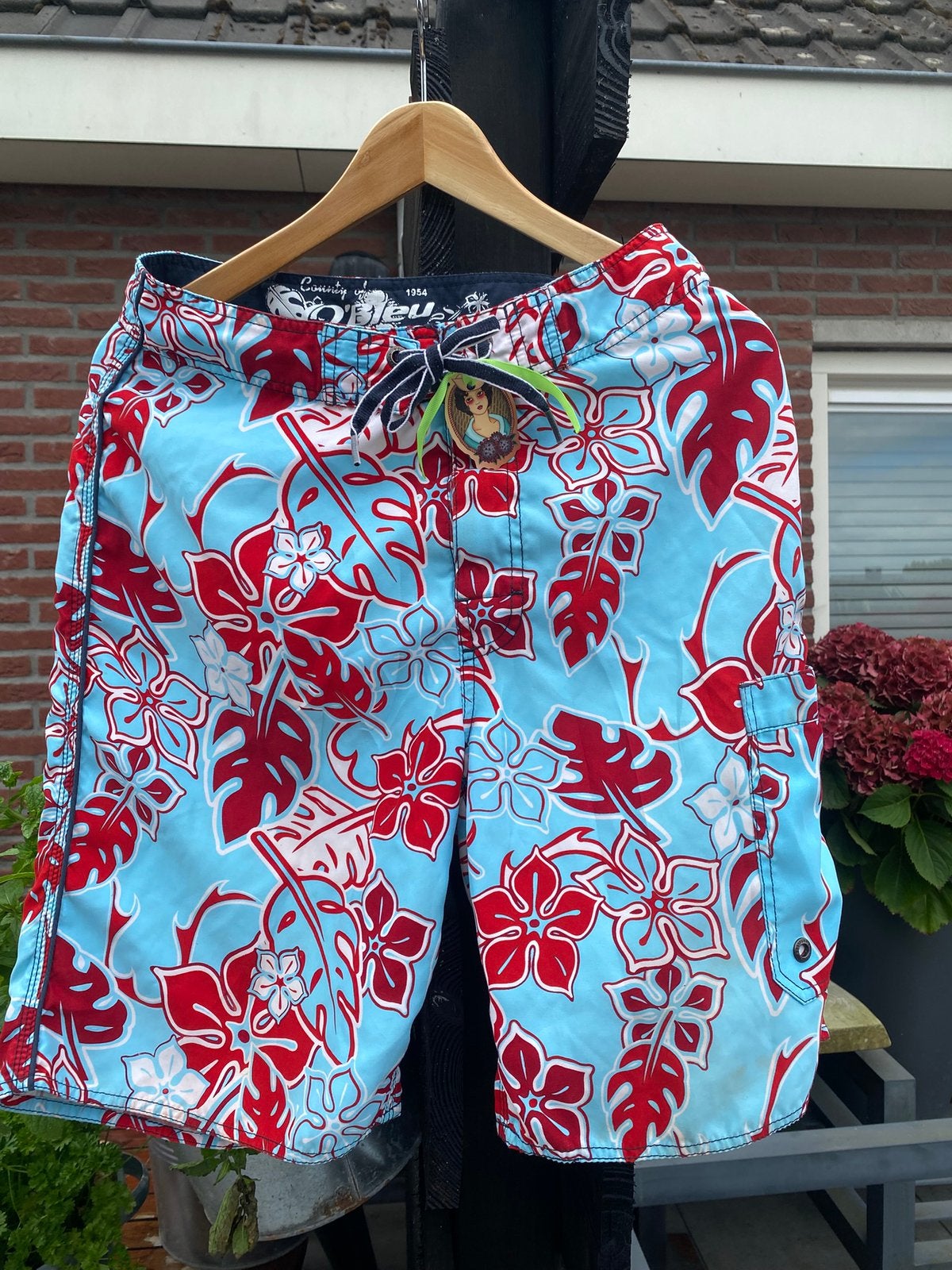 O’Bleu surf/zwemshort maat XS, Ophalen of Verzenden, Maat 46 (S) of kleiner, Blauw