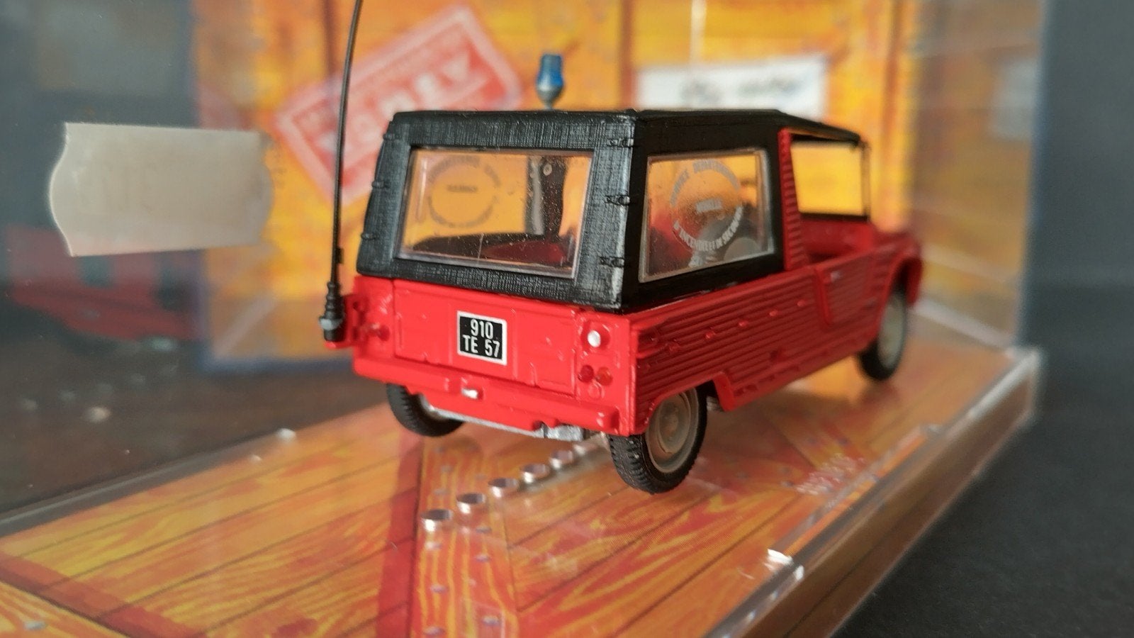 Citroen Mehari 1978 Pompiers 1:43 Norev Pol, Hobby en Vrije tijd, Auto, Verzenden, ., Nieuw