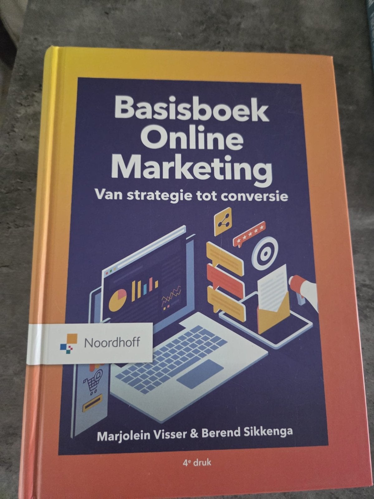 Basisboek Online Marketing - 4e druk, Ophalen of Verzenden, Zo goed als nieuw, E-commerce en Internet