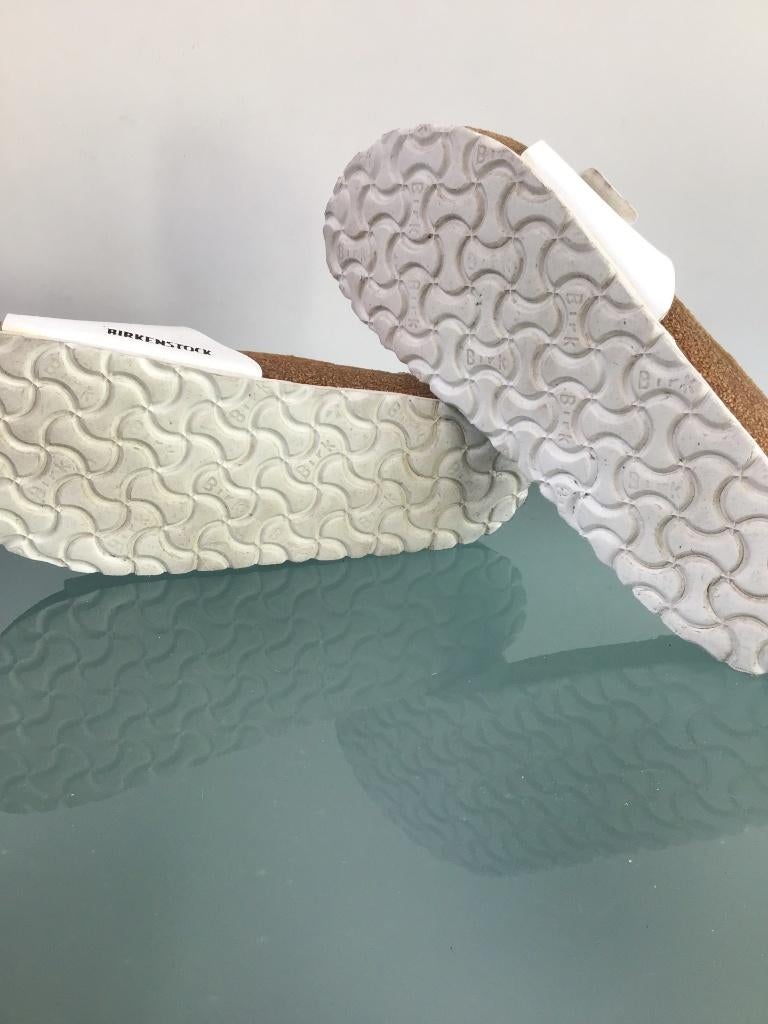 Birkenstock Madrid 39 | witte slippers | Gratis verzenden, Kleding | Dames, Schoenen, Slippers, Verzenden, Wit, Nieuw