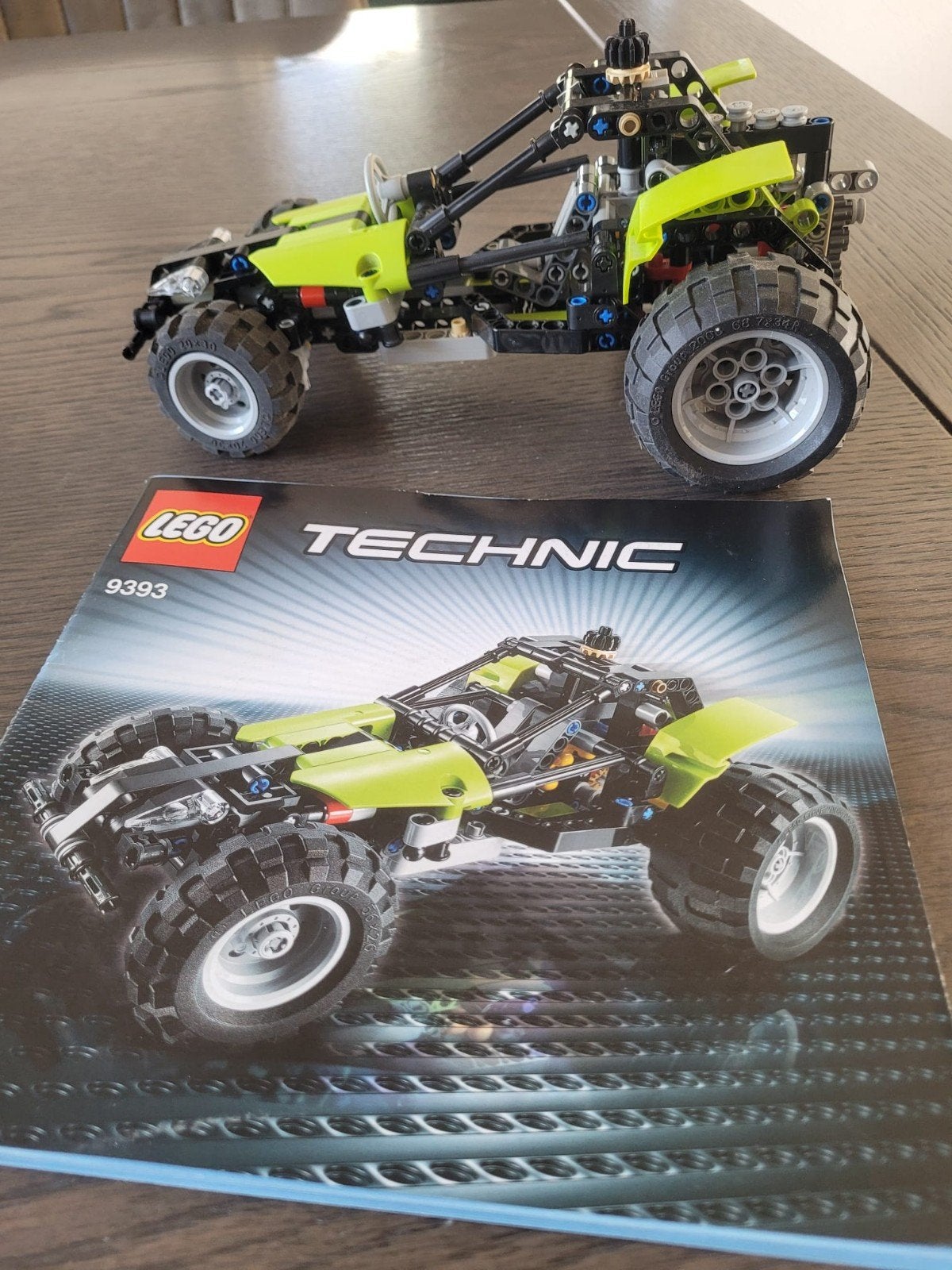 LEGO Technic 9393 Tractor met handleiding, Ophalen of Verzenden, Zo goed als nieuw, Overige merken