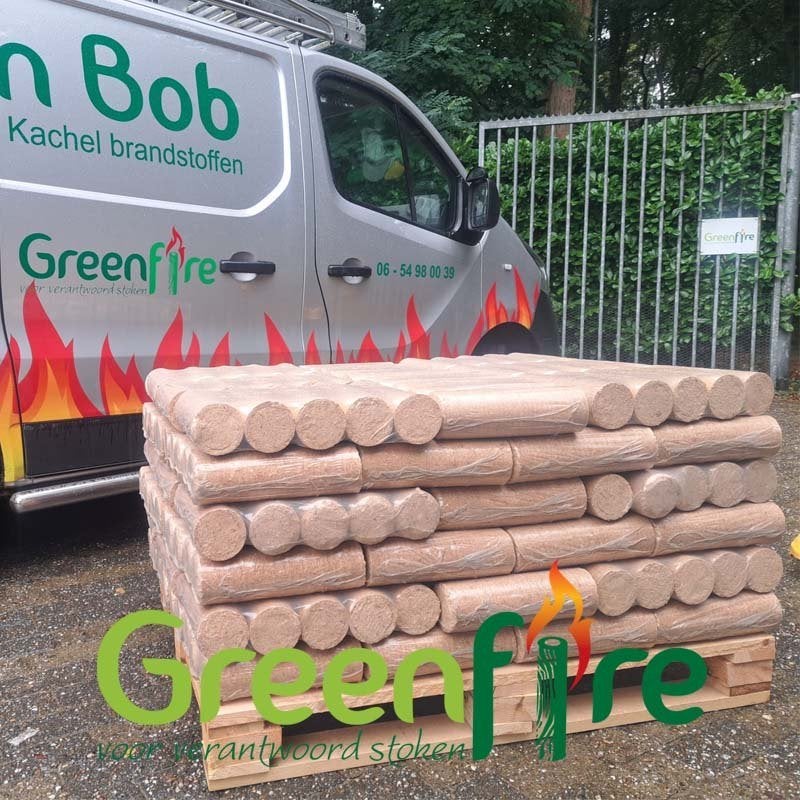 Nestro Briketten – halve pallet, Tuin en Terras, Minder dan 3 m³, Ophalen of Verzenden, Overige houtsoorten, Blokken