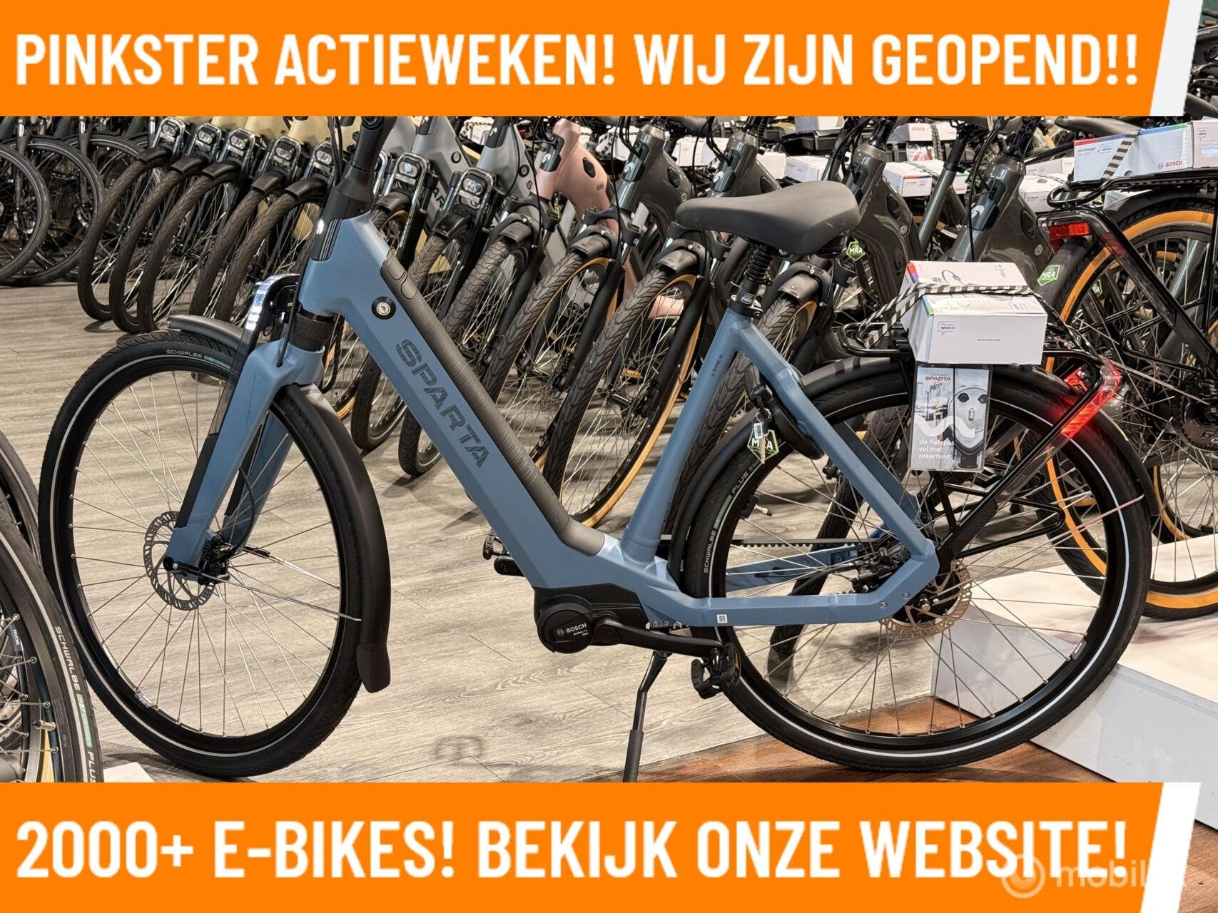 Sparta A-Shine MEGA DEALS Bosch Motor MAGAZIJN OPRUIMING!, Fietsen en Brommers, Elektrische fietsen, 51 tot 55 cm, Sparta