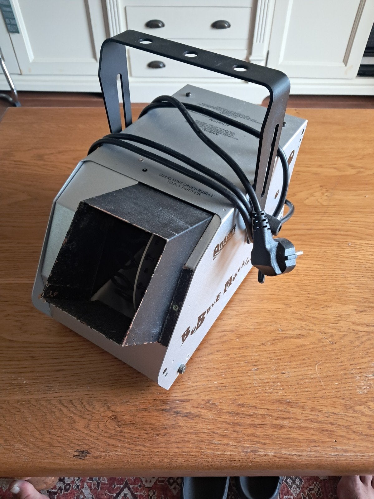 Professionele bellenblaasmachine voor elk feest, Ophalen of Verzenden, Gebruikt, Feestartikel, Verjaardag
