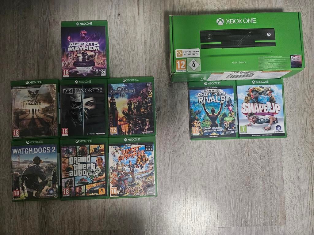 Diverse XBOX ONE spellen en kinect, Ophalen