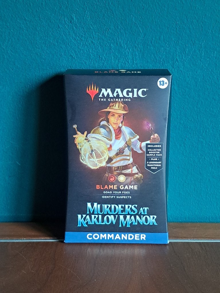 Blame Game, Ongeopende Commander Deck, Hobby en Vrije tijd, Verzenden, Nieuw, Speeldeck