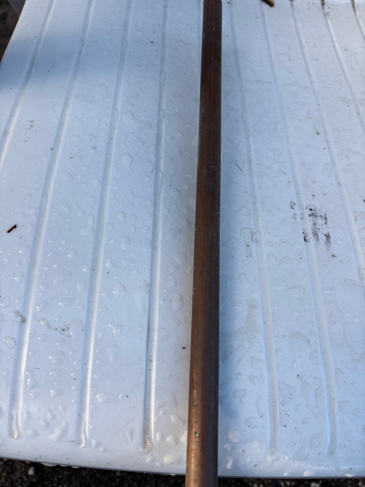 Koperen waterleiding 260cm lang, diameter 15mm, Ophalen, Overige materialen, Gebruikt, Minder dan 20 mm