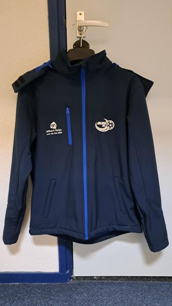 Softshell jas Juliana Mill, maat S., Kleding | Heren, Jassen | Zomer, Zo goed als nieuw, Maat 46 (S) of kleiner, Blauw, Ophalen of Verzenden