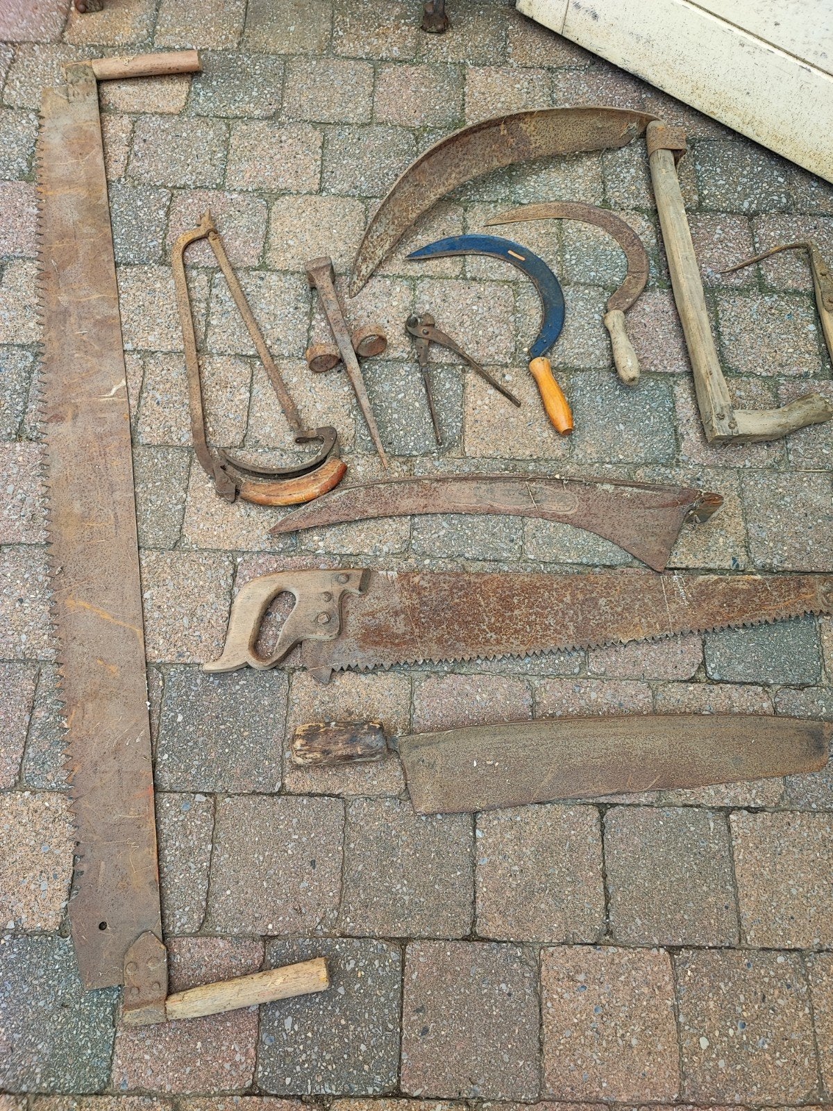 Antike landbouw gereedschappen, Ophalen of Verzenden