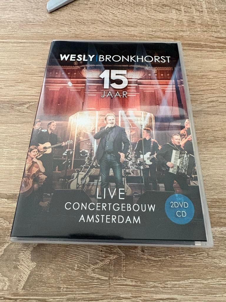 Wesly Bronkhorst 15 Jaar Live Concertgebouw (2DVD+CD), Cd's en Dvd's, Alle leeftijden, Boxset, Muziek en Concerten, Ophalen of Verzenden