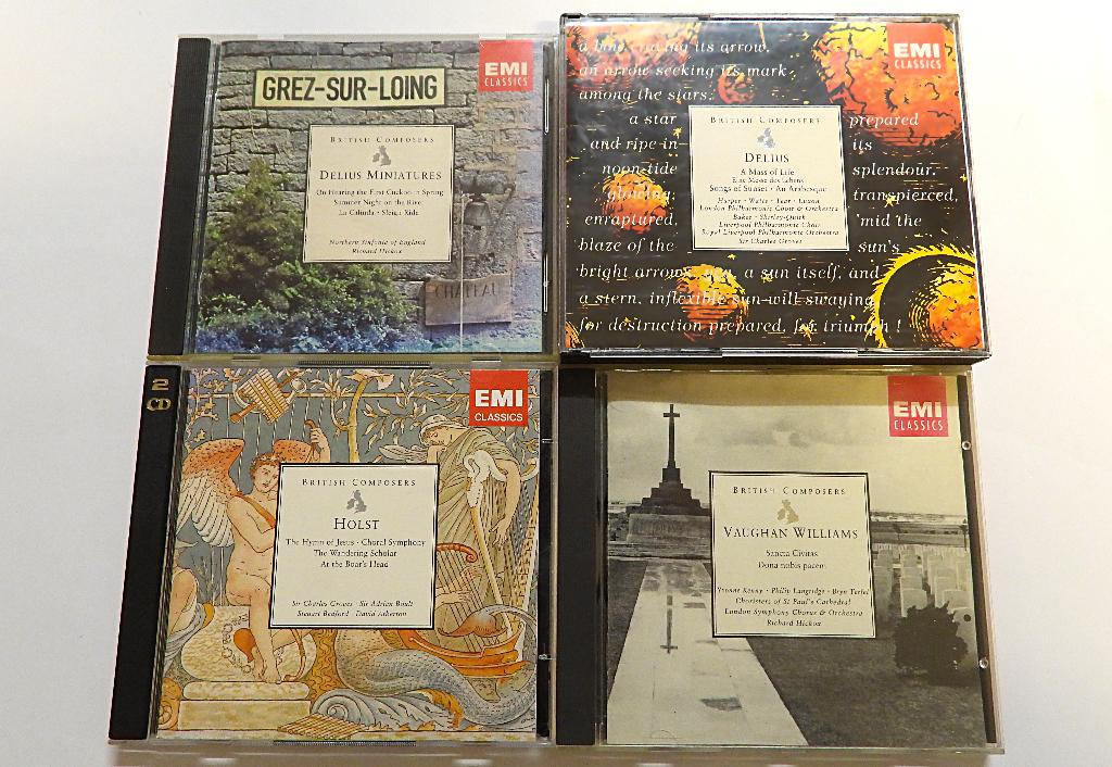 6CD EMI British Composers Delius Holst Vaughan Williams, Ophalen of Verzenden, Romantiek, Gebruikt, Orkest of Ballet