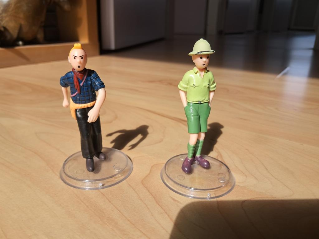 2 Kuifje / TinTin figuurtjes van ong. 8 cm hoog, Ophalen of Verzenden, Nieuw