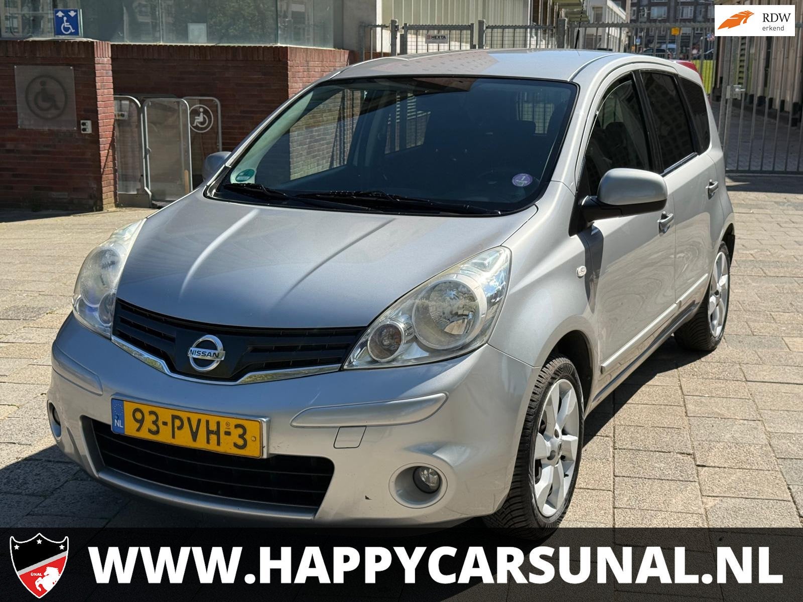Nissan Note 1.6 Life +, AIRCO, NAP, APK, Voorwielaandrijving, Euro 5, Gebruikt, 49 €/maand
