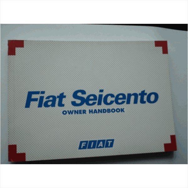 Fiat Seicento Instructieboekje 1998 #2 Engels, Auto diversen, Handleidingen en Instructieboekjes, Ophalen of Verzenden