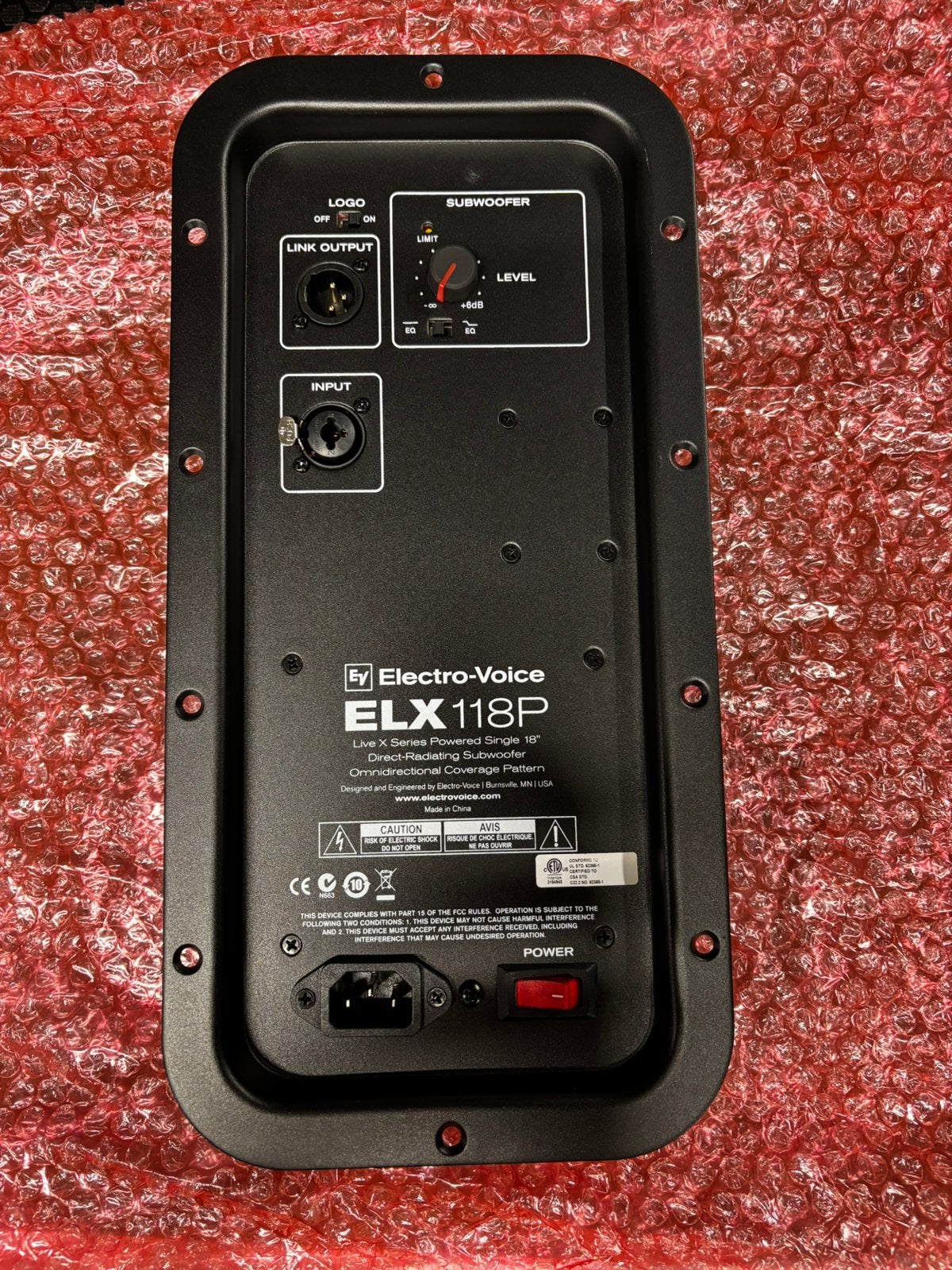 Versterker midule voor EV ELX 118 P, Ophalen, Zo goed als nieuw, Minder dan 500 watt