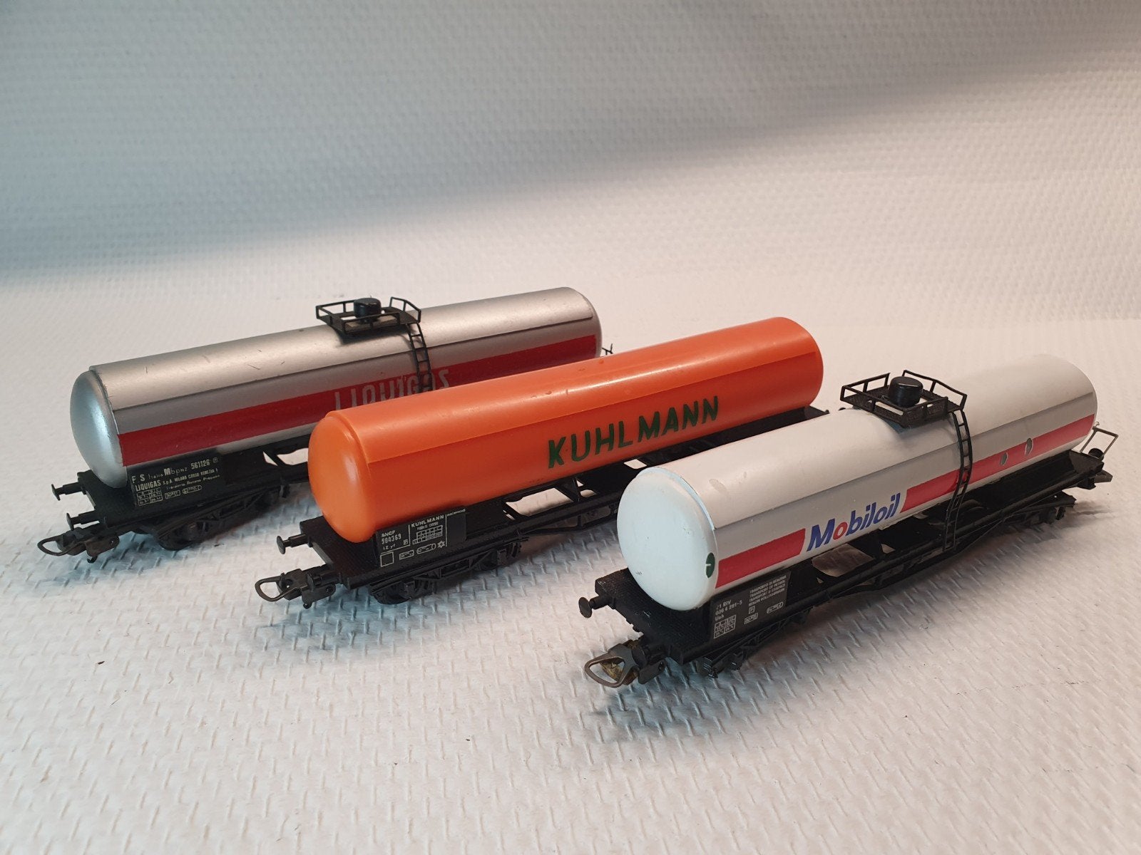 3 Lima HO ketelwagons in gebruikte staat, Hobby en Vrije tijd, Modeltreinen | H0, Ophalen of Verzenden
