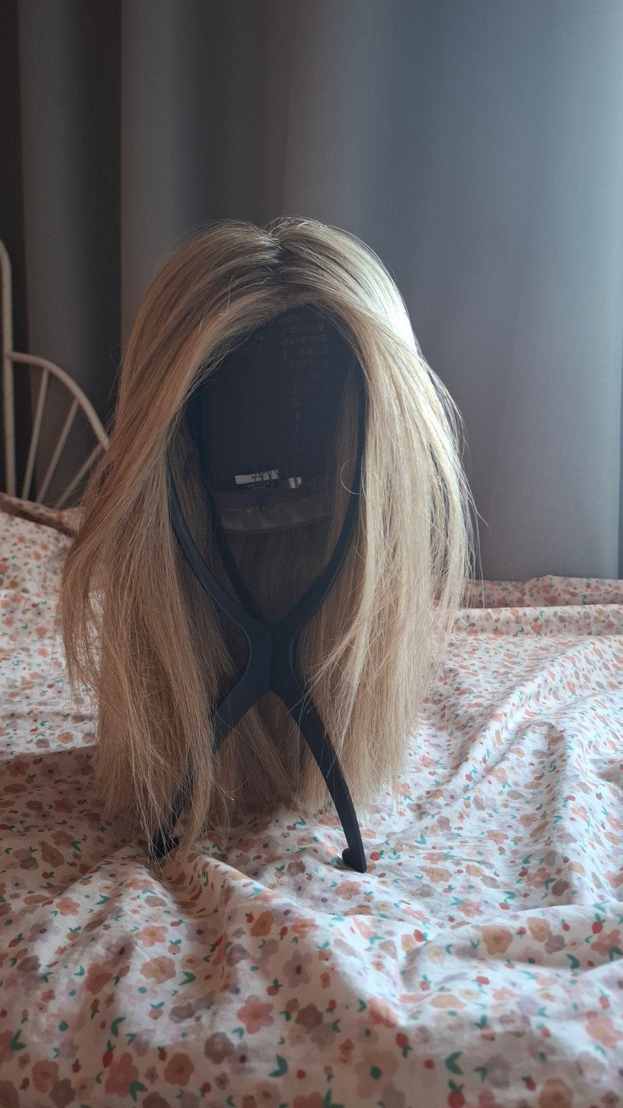 Ellen Wille wig. Human hair wig. Sandyblonde rooted, Verzenden, Pruik of Haarverlenging
