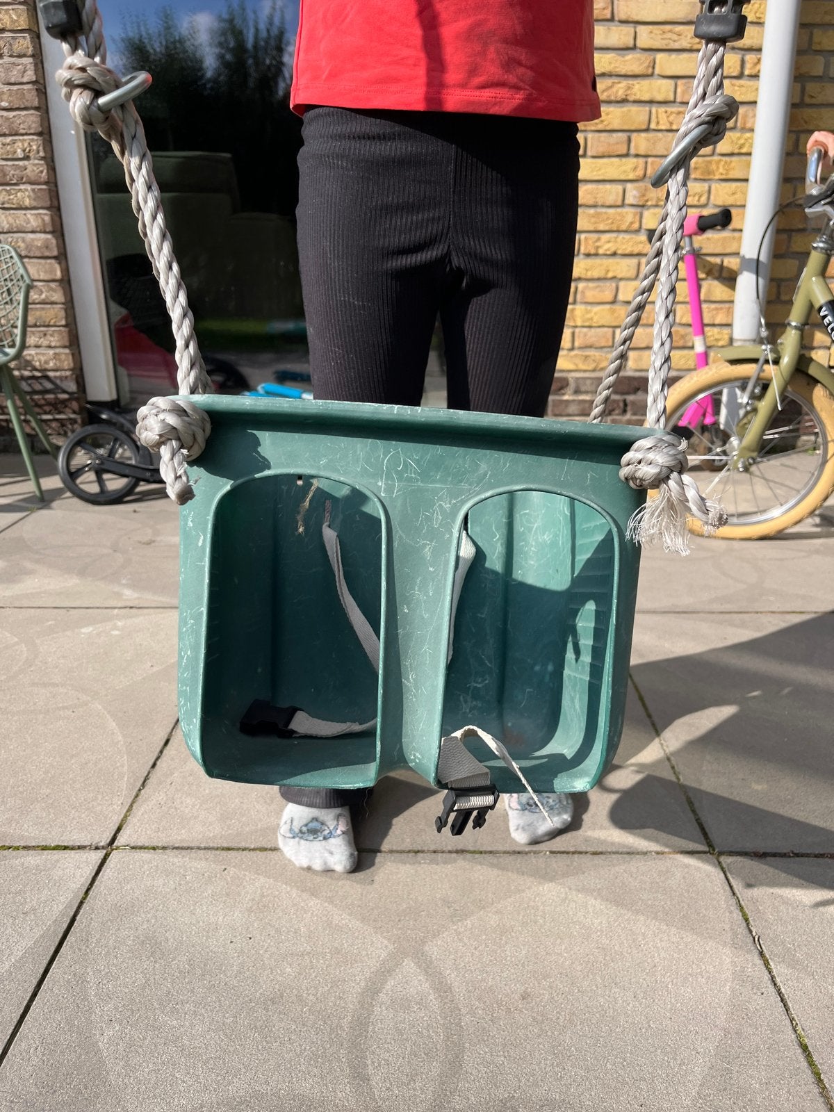 Schommel voor kleine kinderen, Ophalen, Gebruikt, Schommel