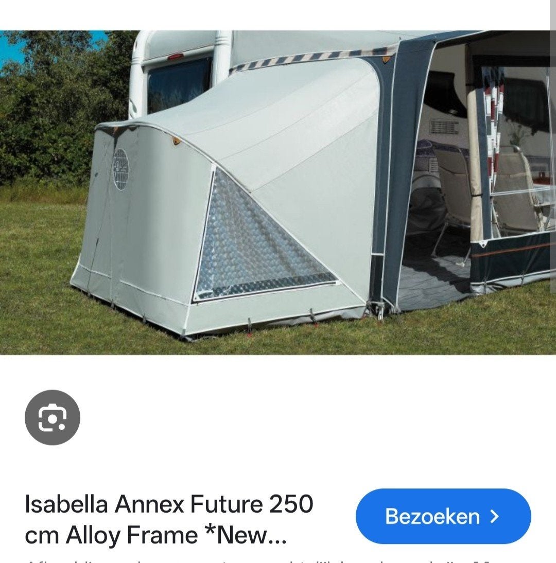 Aanbouw(zijtent), Ophalen of Verzenden, Zo goed als nieuw, Tot en met 2