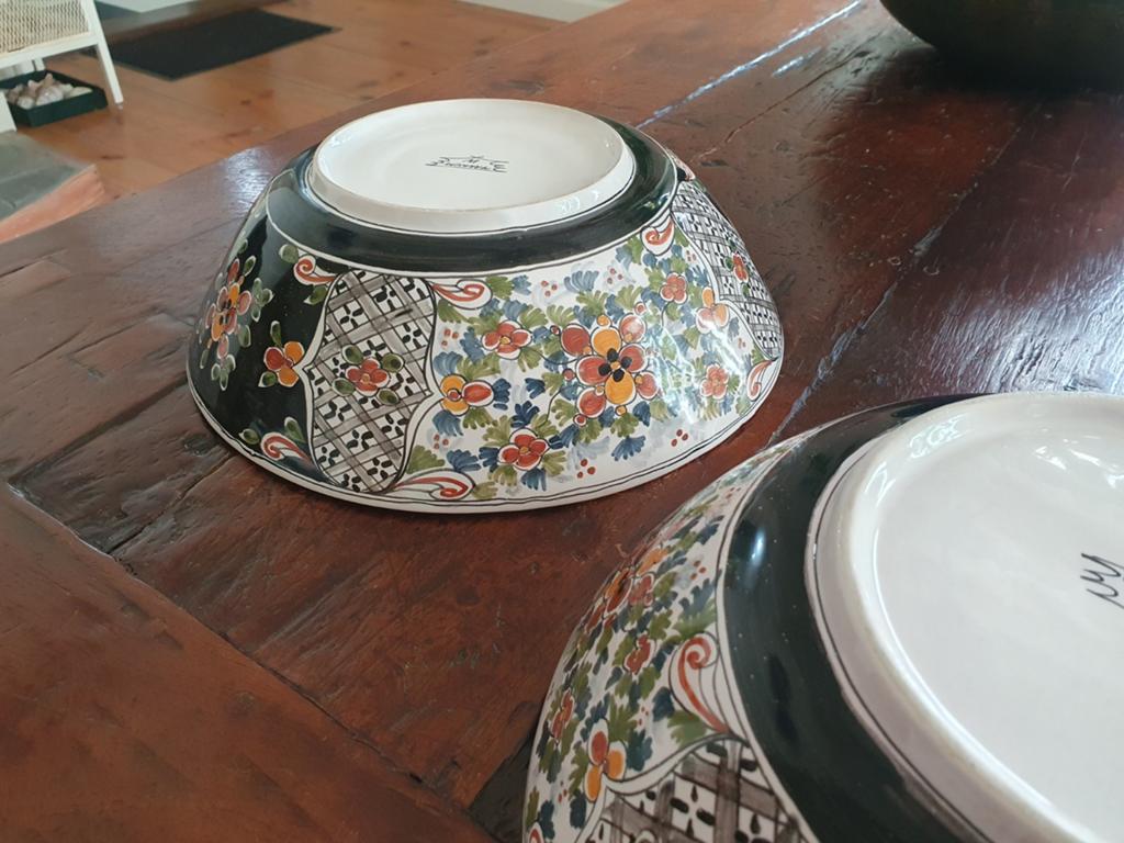 2 Makkummer schalen van Hendrik van de Wal, Ø 28cm, Antiek en Kunst, Ophalen of Verzenden