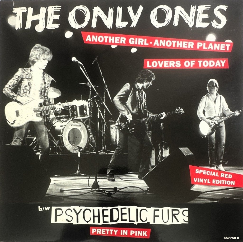 the only ones-the psychedelic furs/split-punk-ZELDZAAM-rood, Gebruikt, Limited edition, Verzenden, Punk Rock