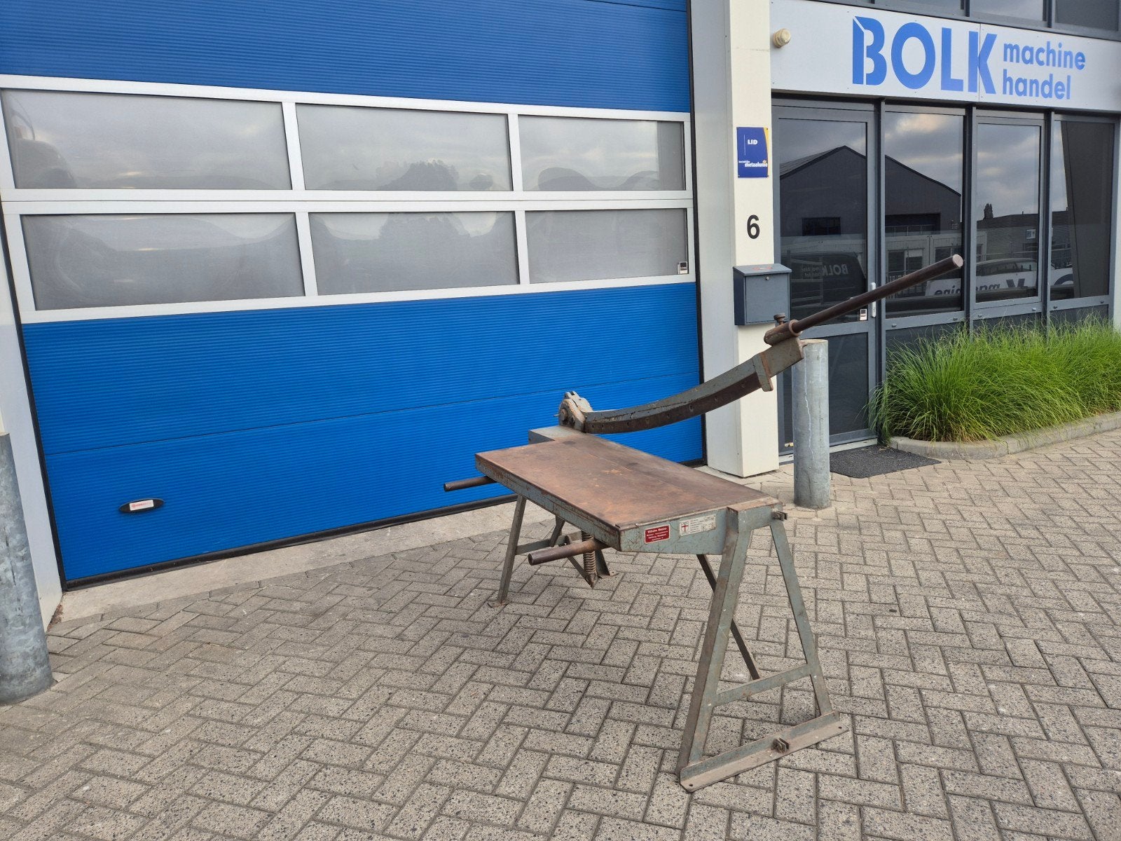 JÖRG TYPE 4001 Slagschaar handbediend 1020x1mm staal, Gebruikt, Overige merken, Holland, Info@bolkmachinehandel.nl