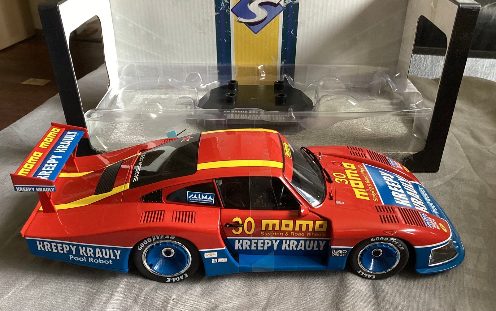 Solido Porsche 935 J - Kreepy Krauly - Schaalmodel, Hobby en Vrije tijd, Modelauto's | 1:18, Ophalen of Verzenden, Zo goed als nieuw