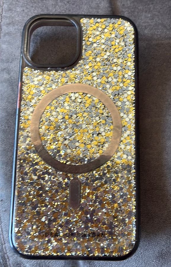 iDEAL of zweden goud glitter hoesje iphone 13, Ophalen of Verzenden, Zo goed als nieuw, IPhone 13