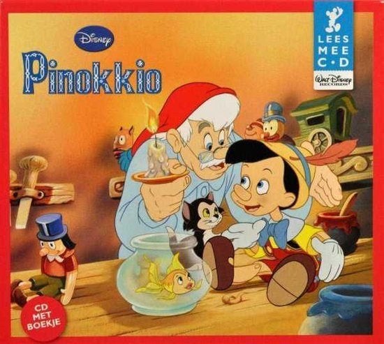 Pinokkio Disney Lees mee cd met Boekje 14 x 13 cm KRASVRIJE