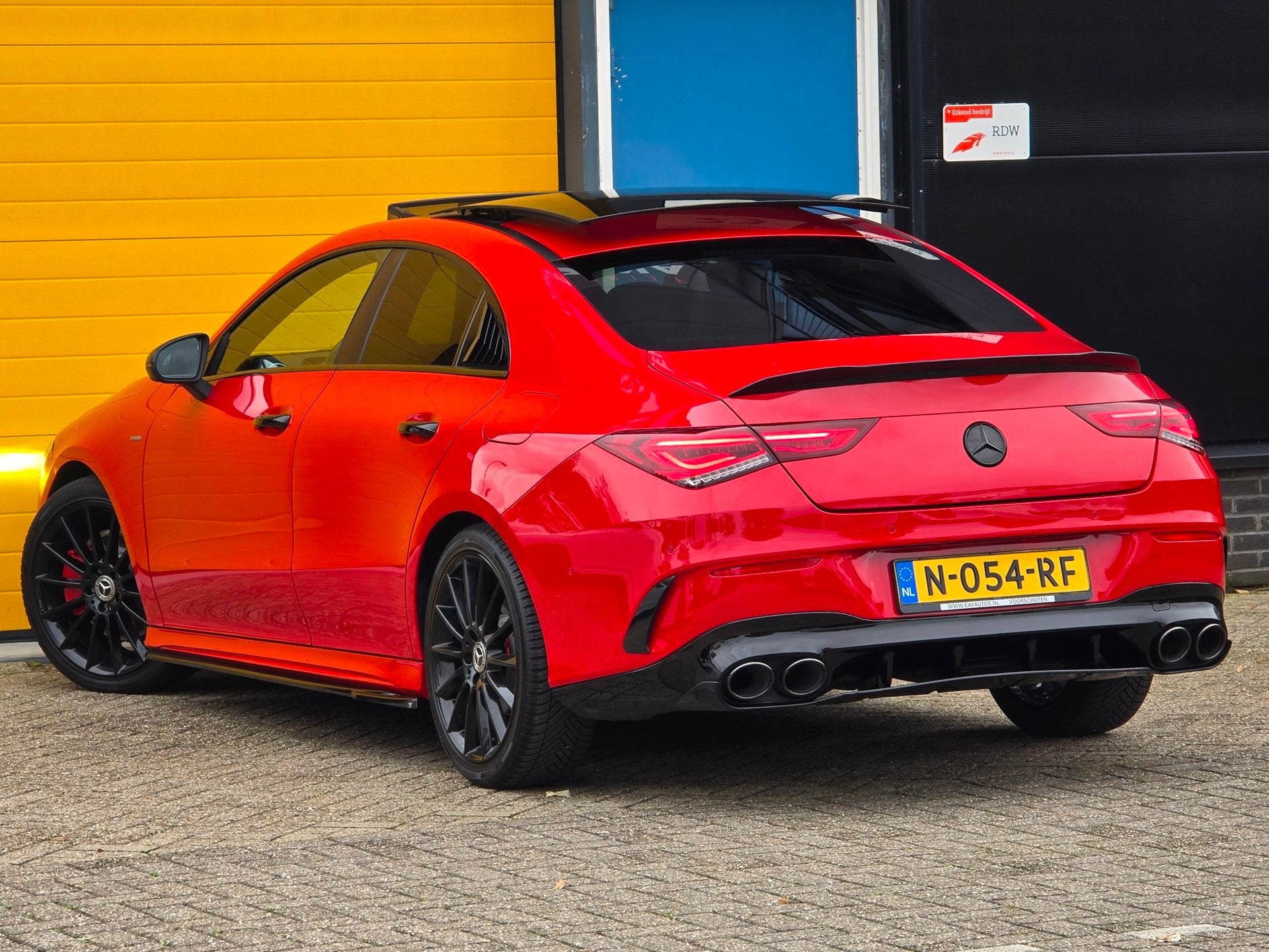 Mercedes-Benz CLA-klasse 200 AMG 45 Look / Leder / Memory /, Gebruikt, Euro 6, 4 cilinders, 163 pk