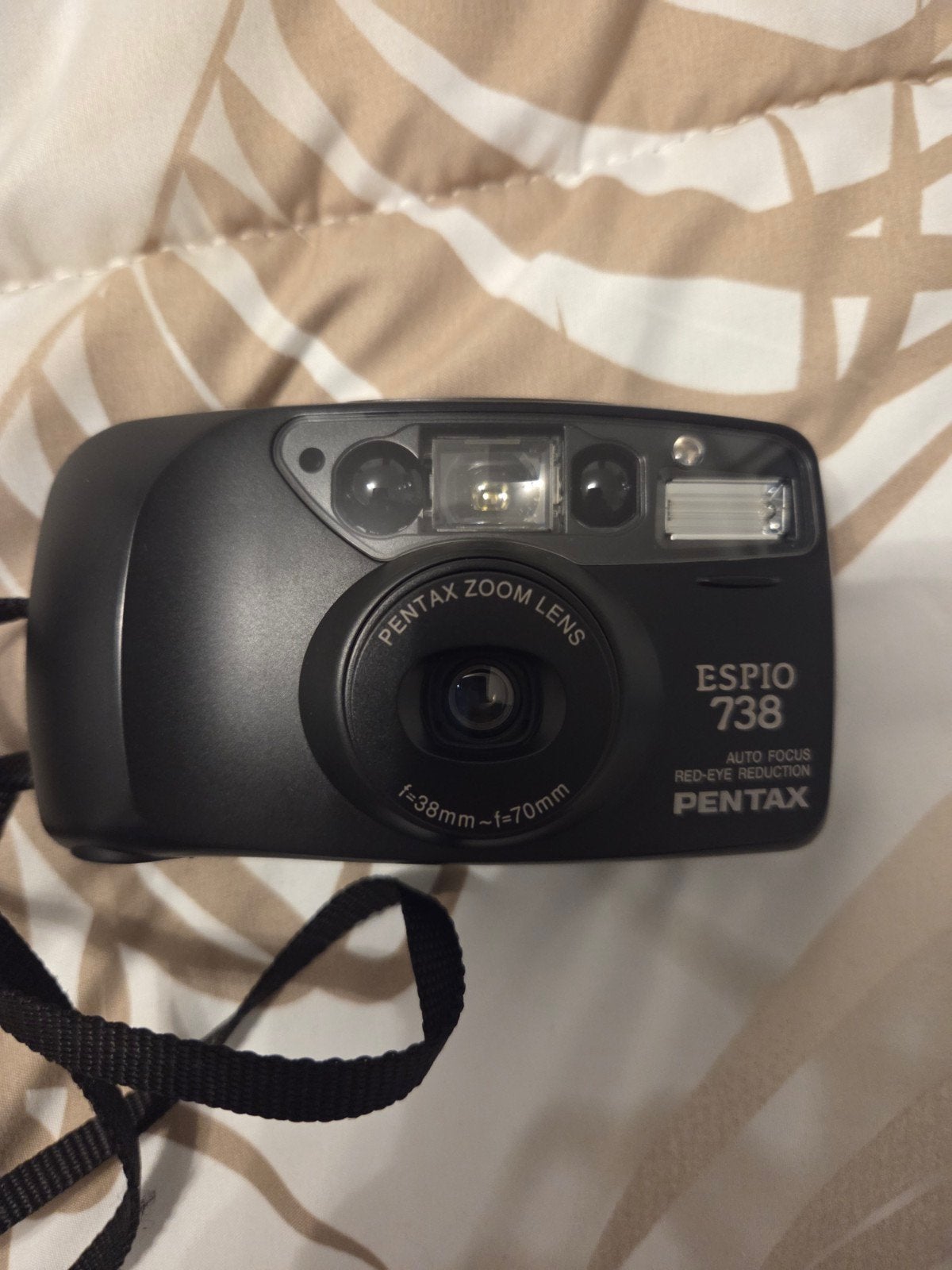 Te koop analoog pentax zoomcamera, Ophalen, Zo goed als nieuw, Compact, Pentax