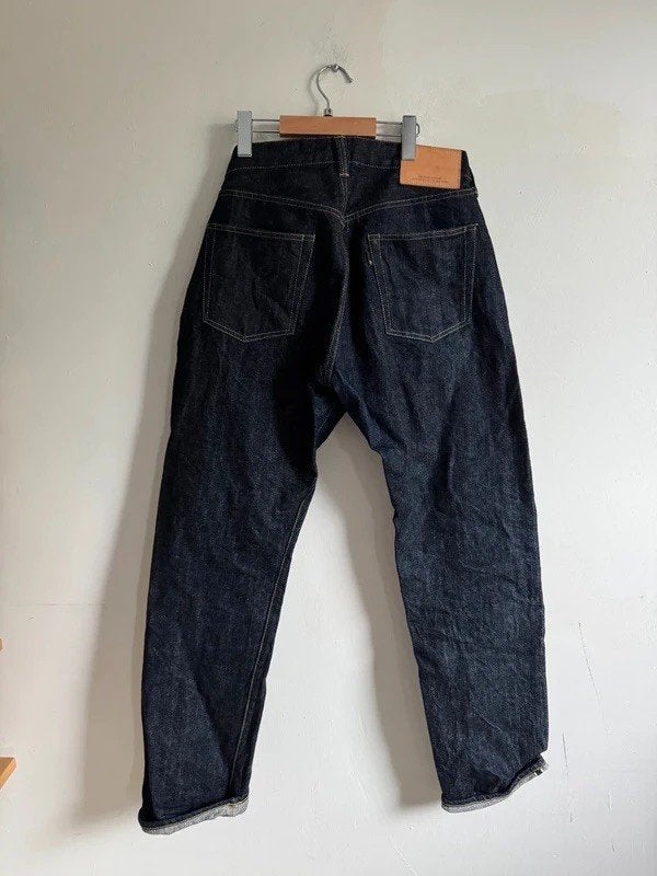 Pallet Life Story Japanse selvedge denim jeans (maat M), Pallet Life Story, Ophalen of Verzenden, Zo goed als nieuw, Maat 48/50 (M)