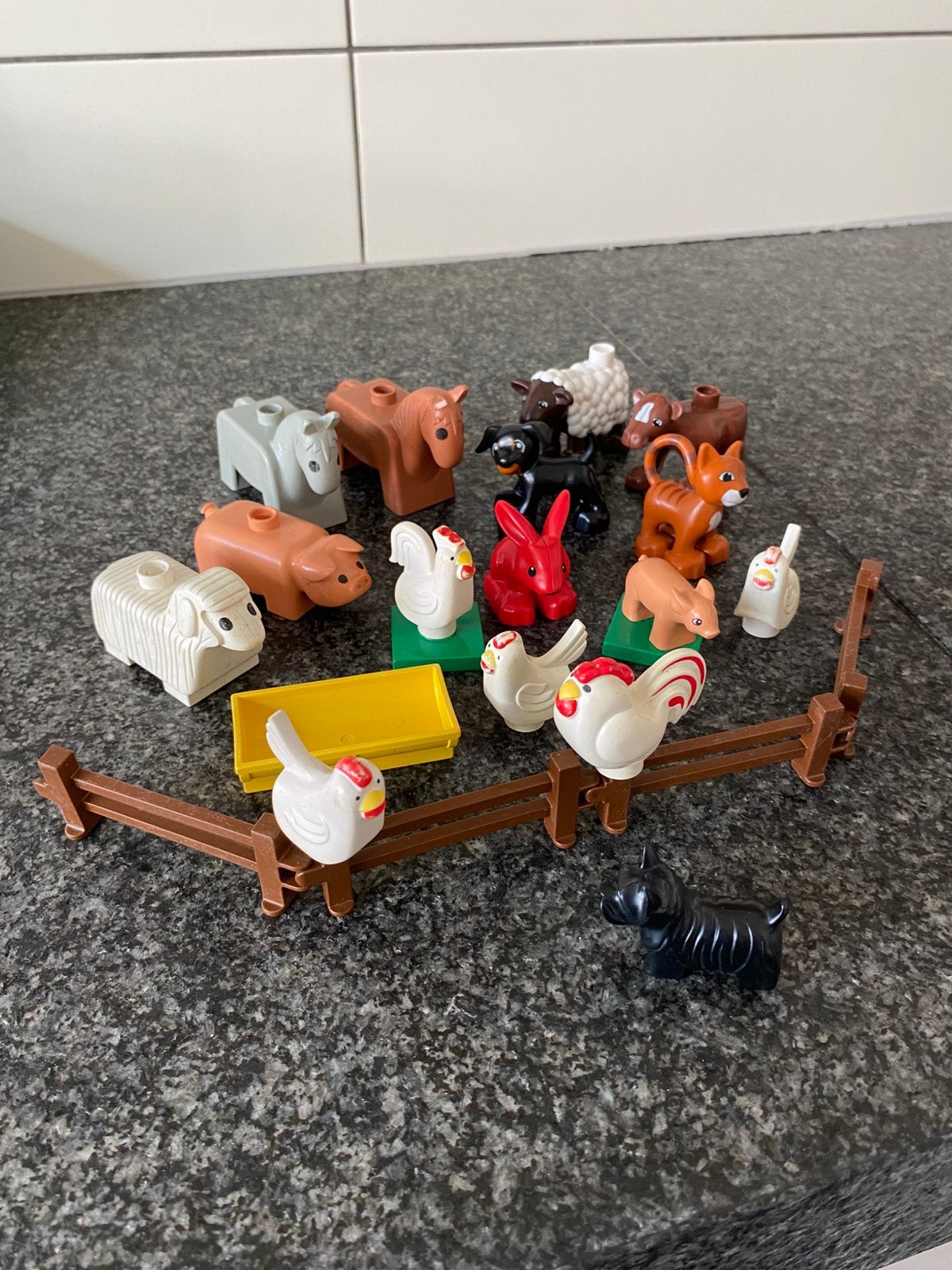 Duplo Boerderijdieren Set 2 - Compleet met Hekwerk, Ophalen of Verzenden, Zo goed als nieuw, Compleet, Duplo
