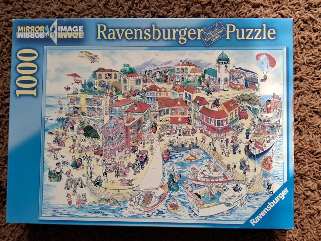 Ravensburger Mirror Image Puzzle 1000 stukjes, Ophalen of Verzenden, 500 t/m 1500 stukjes, Zo goed als nieuw, Legpuzzel