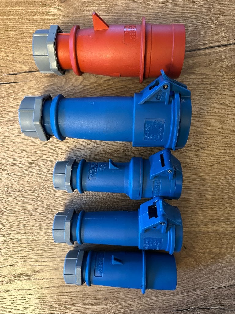 Mennekes contactstop - koppelcontactstop (5 stuks), Ophalen of Verzenden, Nieuw, Overige merken, Stekker