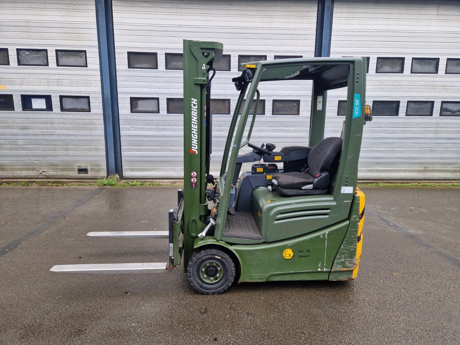 Jungheinrich EFG213x Elektrische heftruck 1,3 ton 2016 960 u, Jungheinrich, Heftruck, Ophalen of Verzenden, 1000 tot 2000 kg