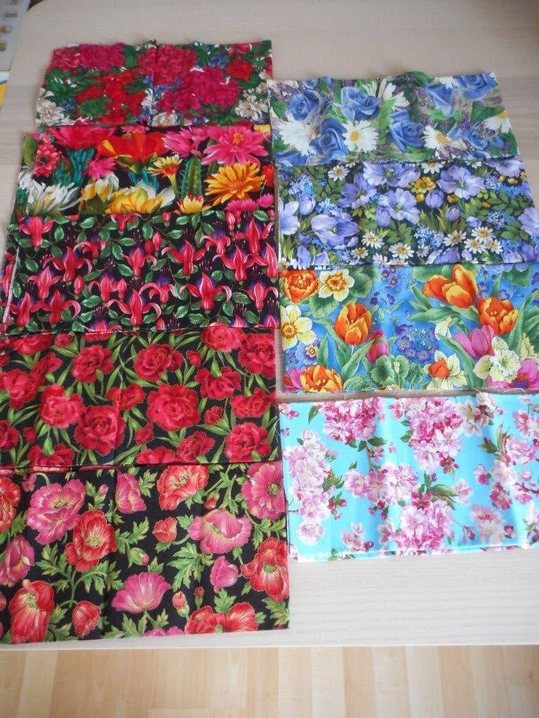 Lapjes stof patchwork, quilt, Hobby en Vrije tijd, Stoffen en Lappen, Overige kleuren, Nieuw, Ophalen of Verzenden, 30 tot 120 cm