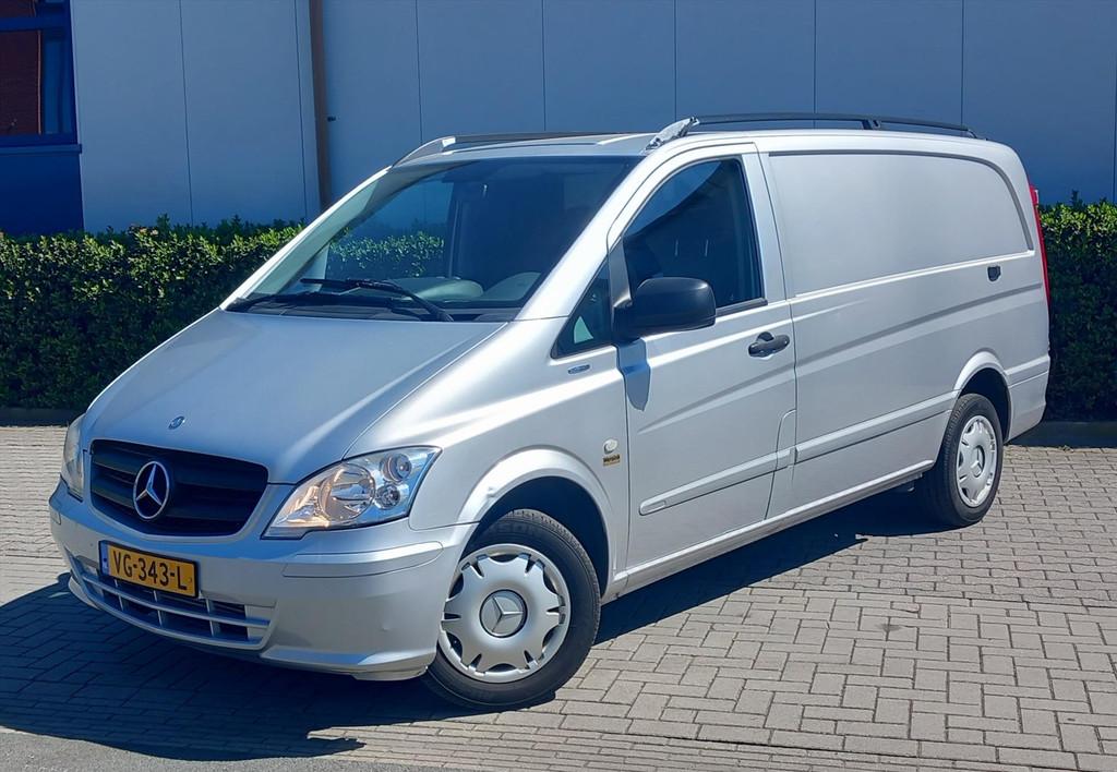 Mercedes-Benz Vito 2.1 CDI 70KW LANG AIRCO MARGE BUS, Auto's, Euro 5, Gebruikt, Zwart, Bedrijf