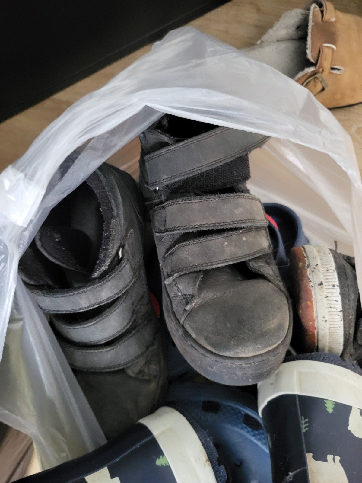 Tas met diverse jongensschoenen - Gebruikt, Kinderen en Baby's, Ophalen, Gebruikt, Jongen, Schoenen