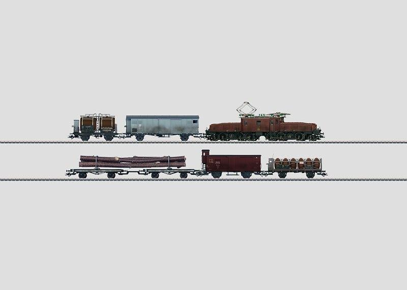 Marklin H0 OVP 26591 Geweatherde treinset met krokodil SBB, Hobby en Vrije tijd, Modeltreinen | H0, Wisselstroom, Treinset, Nieuw