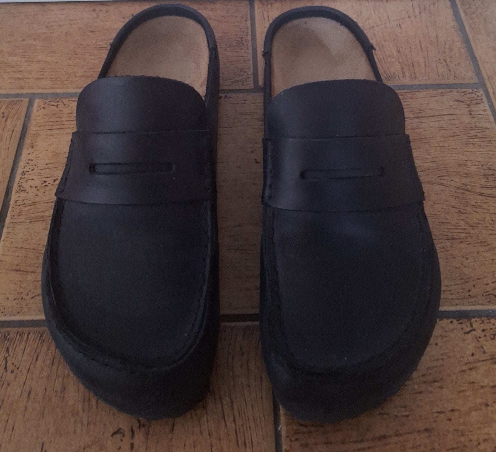 Birkenstock Naples zwart leer maat 39 smal, Kleding | Dames, Schoenen, Ophalen of Verzenden, Nieuw, Zwart, Sandalen of Muiltjes