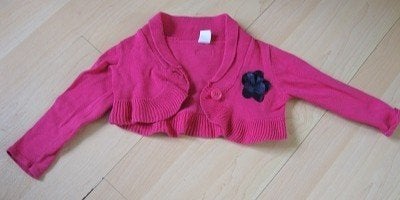 BOLERO VESTJE MAAT 74  Kleur Fuchsia, Kinderen en Baby's, Ophalen of Verzenden, Zo goed als nieuw, Meisje, Truitje of Vestje