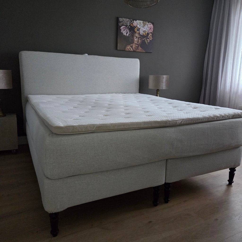 2 persoons matras + topper, Huis en Inrichting, Ophalen, Tweepersoons, Zo goed als nieuw, Matras
